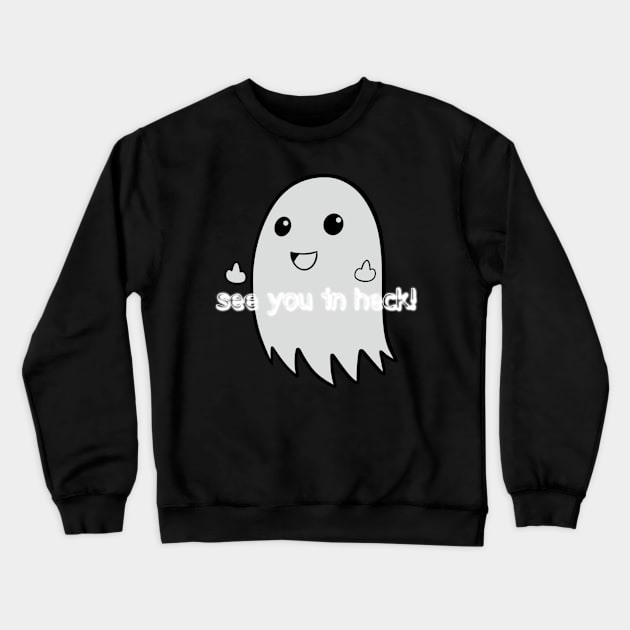 Heckin Boo Crewneck Sweatshirt by Meowlentine